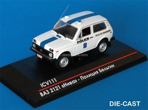 VAZ-2121 Lada Niva Police Belgium 1:43 ICV111