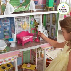 Деревянный дом для Барби "Карамельная Саванна" (Sweet Savannah) с мебелью