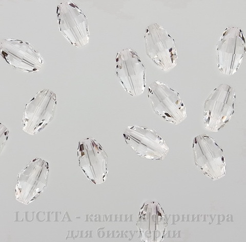 5200 Бусина овальная с огранкой Сваровски Crystal 9х6 мм