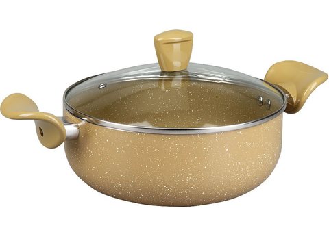 Кострюля 24 см с мрам. покр., алюм. CL2401 Friggere