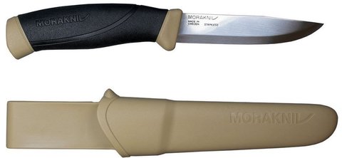 Нож Morakniv Companion Desert, нержавеющая сталь, бежевый