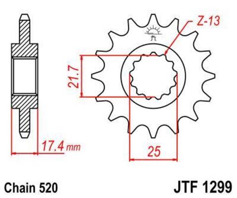 Звезда ведущая JTF1299 14