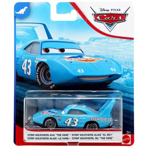 Литой автомобиль Disney Pixar Cars Strip Weathers, также известный как «Король»