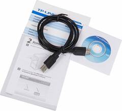 Беспроводной сетевой USB-адаптер высокого усиления TP-Link N150 (TL-WN722N), скорость до 150 Мбит/с