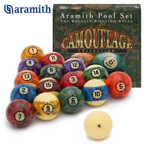 Шары Aramith Camouflage Pool ø57,2мм