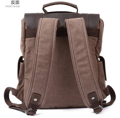 Рюкзак из кожи и ткани Bug 065 Gray