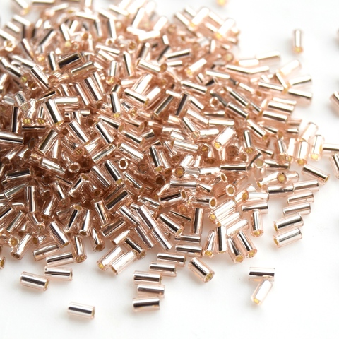 Стеклярус Тохо 3 мм 0031 бледно-розовый