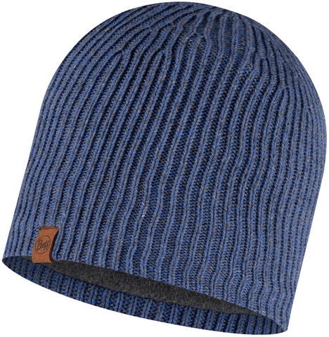 Шапка вязаная с флисом Buff Hat Knitted Polar Lyne Denim фото 1