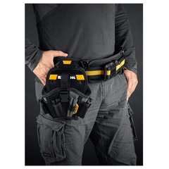 KRAFTOOL KH-17 большая, с быстросъёмным креплением, FastClip, 17 карманов и петель, кобура для шуруповерта (38768)