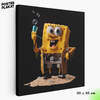 Картина Губка Боб / SpongeBob SquarePants, холст с печатью на подрамнике, интерьерная, Постер Плакат