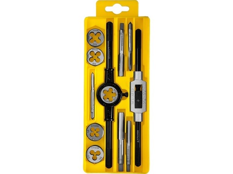 STAYER MaXCut, 12 предмета, набор метчиков и плашек (28012-H12)
