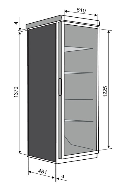 Холодильный шкаф Snaige CD29DM-S300SE11