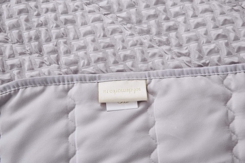 Покрывало 160х220 и наволочка 50х70 Sofi De MarkO Ирма серое