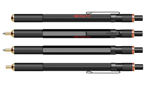 Ручка шариковая Rotring 800 Matte Black, MBlack (2032579)