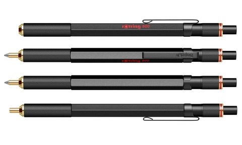 Ручка шариковая Rotring 800 Matte Black, MBlack  (2032579)