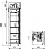 фото 4 Шкаф холодильный Аркто V0.5-SD на profcook.ru