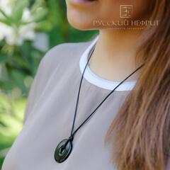 Диск Би. Зеленый нефрит. 45мм.