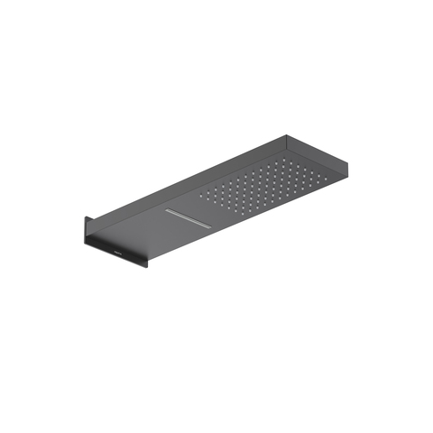 Aquatek AQ2085MB AQ2085MB настенный верхний душ 2 jet 550*170*30 мм, матовый черный