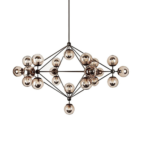 Люстра Modo Chandelier 21 Globes Black