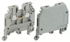 Зажим наборный ЗНИ-2,5мм 2 (JXB24A) серый ИЭК  YZN10-002-K03