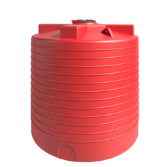 Емкость вертикальная усиленная 6000л Политим 6000 л.(2800x2800x2036см;красный
) - арт.560755