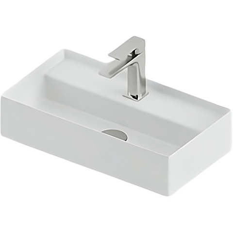 SCL006 01 00 Artceram SCALINO Раковина накладная/подвесная 50х27 см, с 1 отв под смеситель, цвет белый глянцевый