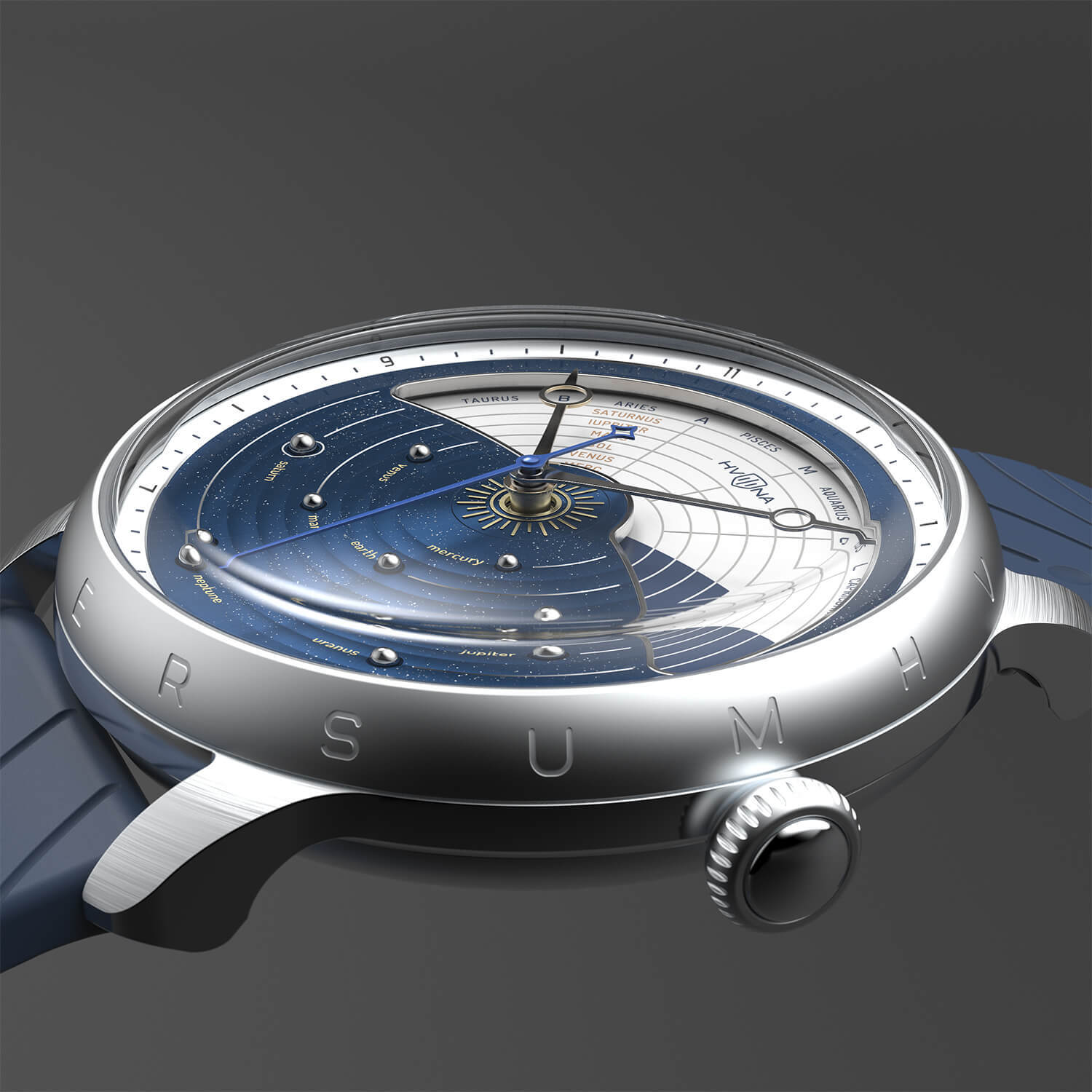 Купить часы UNIVERSUM MECHANICAL COSMOGRAPHIA SILVER в Минске