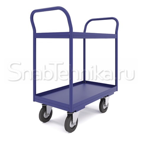 Тележка двухъярусная ТЯ С-4 К-125 цельносварная 500х1030х925