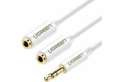 Кабель-сплиттер  UGREEN AV134 (20816) 3.5mm Stereo Audio Splitter Cable, черный