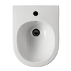 Abber AC1100-AC0105-AC0120-AC1150-AC0101P Комплект Abber унитаз AC1100 белый с инсталляцией AC0105 и кнопкой AC0120 хром, биде AC1150 с инсталляцией AC0101P