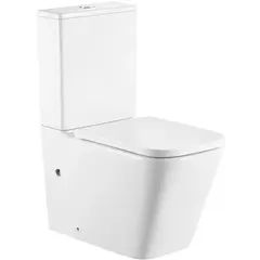 Abber Rechteck AC1210T Унитаз компакт белый, безободковый, смыв торнадо фото