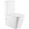 Abber Rechteck AC1210T Унитаз компакт белый, безободковый, смыв торнадо