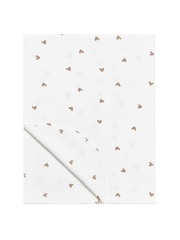 Пеленка Сердечки beige