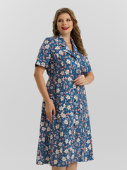 4536 Халат на пуговицах