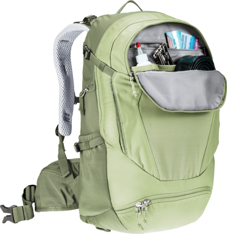 Картинка рюкзак велосипедный Deuter Trans Alpine 22 SL Mineral/Grove - 9