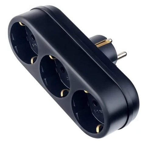 Сетевой разветвитель 3 гнезда, 16А Perfeo