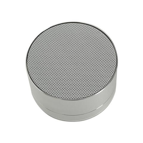Портативная колонка Luazon LAB-05, 3 Вт, 520 мАч, Bluetooth, USB, microSD, microUSB, серебристый