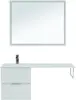 Aquanet 243726 Тумба с раковиной Алвита 120 R цв.белый (243726)