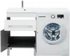Aquanet 239947 Тумба с раковиной Верона 120 L напольная 1 ящ. 2 дв. цв.белый (239947)