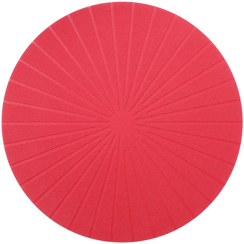 Салфетка под приборы CREIL, цвет: красный, диаметр: 37 см., материал: 10% - ЭВА пластик