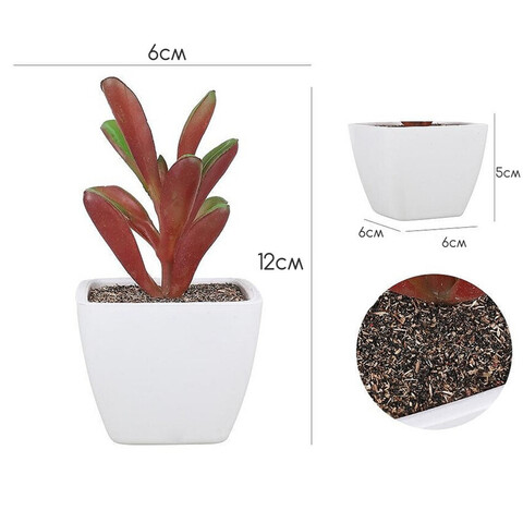 Искусственное комнатное растение в горшке Arvika, размеры: 6*12 см., полипропилен