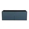 Cezares 55942 PORTOFINO Тумба подвесная под раковину с двумя выдвижными ящиками 55942 Blu Avio, 120x46x43