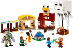 Конструктор LEGO Minecraft 21273 Нападение на деревню на призрачном воздушном шаре