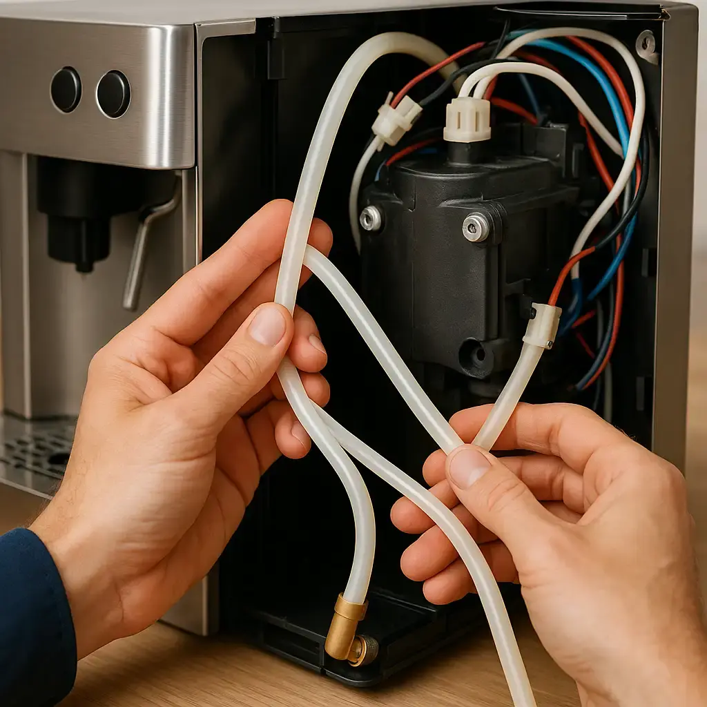 Установка новых трубок