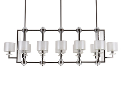 Подвесная люстра Newport ALEXANDRA 4408+4/S black glossy, М0068547