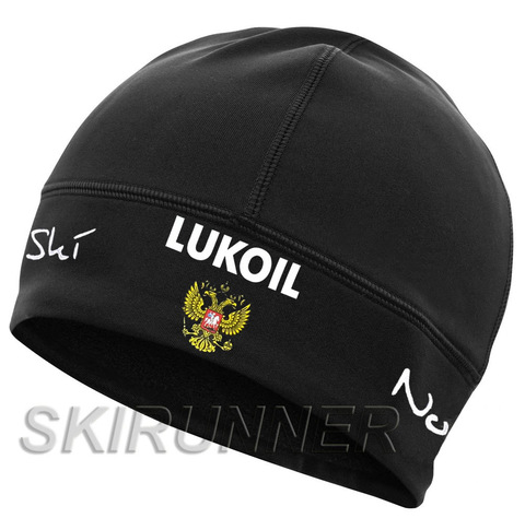 Лыжная шапка Nordski Active Black Lukoil