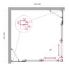 BelBagno LUCE-A-22-100+25-C-Cr LUCE-A-22-100+25-C-Cr Душевой уголок