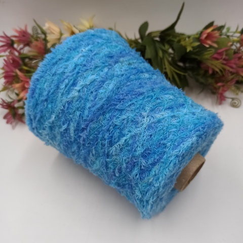 Piumetto Pura Lana Italia травка 350м/100гр Голубой секционный