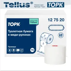 Tork туалетная бумага Mid-size в миди-рулонах мягкая белый 127520 фото
