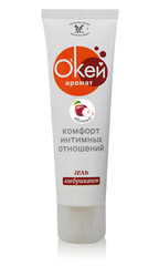 Гель-лубрикант "Окей" с ароматом яблока - 50 гр.